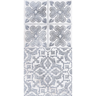 Вставка 2 настенная Кампанилья, 20*40см, цвет серый LB-CERAMICS 1641-0094 купить