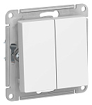 Выключатель Atlas Design ATN000151 2кл сх5 белый Выключатель Atlas Design ATN000151 2кл сх5 белый