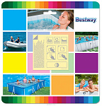 Комплект ремонтный влагостойкий повышенной плотности 10 заплаток Bestway 62091 Комплект ремонтный влагостойкий повышенной плотности 10 заплаток Bestway 62091