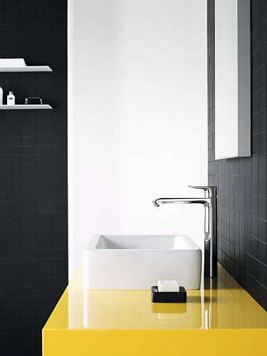 Смеситель HANSGROHE Metris 31082000 для раковины с высоким изливом хром купить