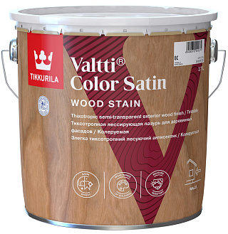 Пропитка для дерева tikkurila Valtti Color Satin Бесцветная купить