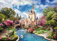 Фотообои Замок принцессы песок 3*2.7м DesignStudio 3D KID-003