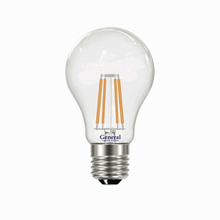 Лампа GLDEN-A60S-10-230-E27-4500 Филамент 10Вт прозрачный купить