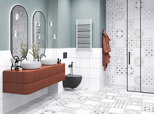 Керамогранит Домино геометрия 30*30см LB-CERAMICS 6032-0434 купить