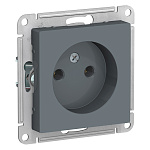 Розетка Atlas Design ATN000741 1-мес Б/З грифель Розетка Atlas Design ATN000741 1-мес Б/З грифель