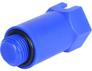 Пробка длинная полипропилен 1/2" синяя Stout SFA-0035-100012 купить