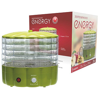Электросушилка ENERGY EN-552 для продуктов 5 поддон.д=27.5см 230Вт 152536 купить