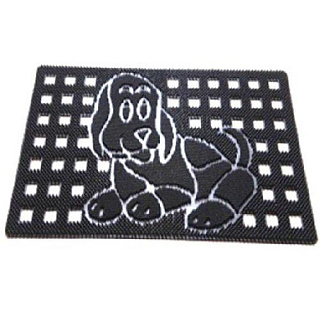 Коврик придверный CleanWill (Punched Puppy mat) резиновый 45*75см купить