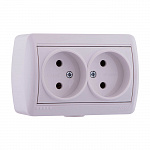 Розетка LEZARD NATA 710-0200-128 2-местная Розетка LEZARD NATA 710-0200-128 2-местная