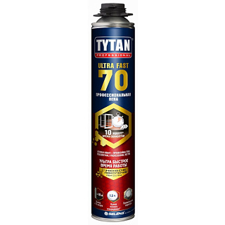 Пена монтажная профессиональная Tytan Professional ULTRA FAST 70 - 0.87 л купить