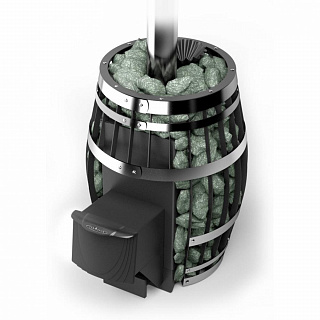 Печь банная САЯНЫ XXL 2015 Inox ДА ЗК, дверка антрацит, 12-24м3 TMF 29507 купить