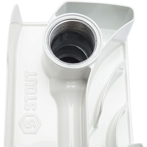 Радиатор биметаллический Stout Space 500 RAL9016 13 секций SRB-0310-050013 купить
