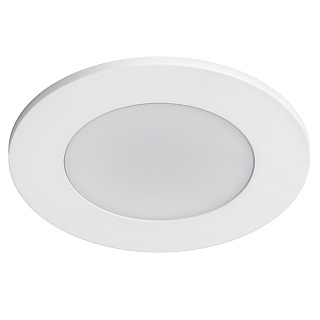 Рамка (светильник) для крепления LED источника света PVC PIANO ROUND LightStar 012916 белый купить