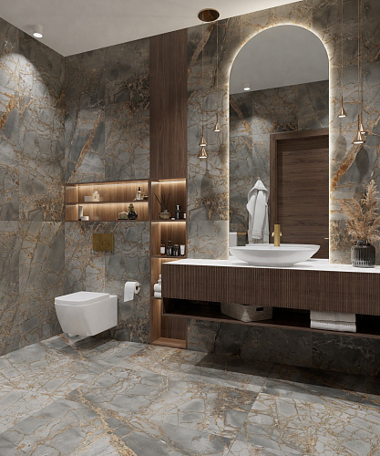 Керамогранит Golden Stone Grit Granula 1.44кв.м 60*120см Primavera GG205 купить