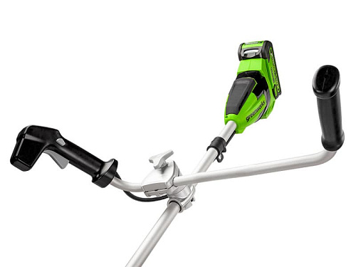 Триммер аккумуляторный Greenworks GD40BCB, 40V, 40 см, бесщеточный, с 1хАКБ 4Ач и ЗУ (2105707UB) купить