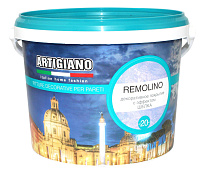 Краска декоративная REMOLINO эффект мокрого шелка ARTIGIANO 14803 (1л)