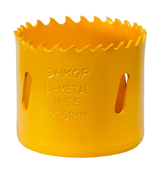 Коронка биметаллическая Энкор Bi-Metal М42 51 мм 24351 купить