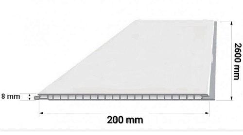 Панель ПВХ Панно Море Остров 2600*200*8мм (панно из 5 штук) KronPlast купить