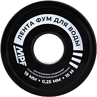 Лента ФУМ для воды MPF 0.25мм*15м 19мм Masterprof ИС.131432