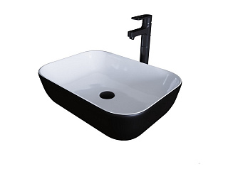 Раковина Grossman GR-4041BW черный, белый 460*320*140мм Grossman GR-4041BW купить