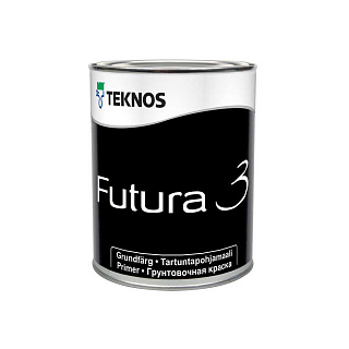 Грунтовочная краска TEKNOS Futura 3 Белая Матовая (База PM1) 0.9 л купить