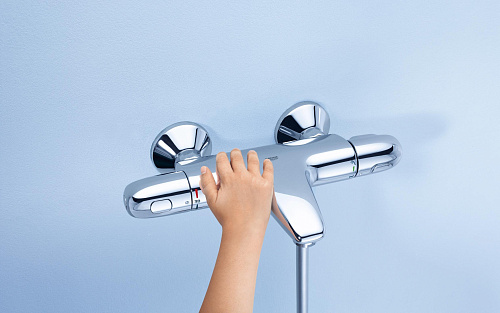 Смеситель термостатический GROHTHERM 1000 для ванны цвет хром GROHE 34155003 купить