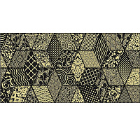 Декор настенный Tabu Bomond, цвет черный, 30*60см Ceramica Classic