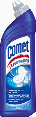 Чистящее средство для туалета COMET 500мл Океан купить