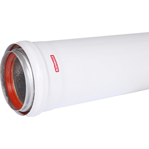 Удлинитель дымохода утепленный традиционный D80 п-м L500 мм Rommer RCA-0080-800500 купить