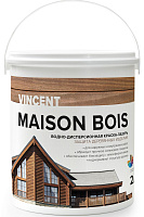 Краска-лазурь Maison en Bois Vincent Decor водно-дисперсионная бесцветная база С (2л)