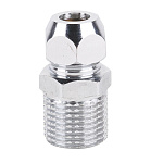 Цанга хромированная для смесителя с наружной резьбой 1/2"x10мм Jif Цанга хромированная для смесителя с наружной резьбой 1/2"x10мм Jif