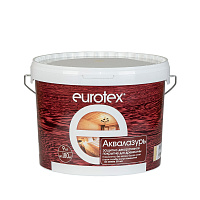 Пропитка для дерева Eurotex Аквалазурь Олива (9кг)