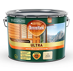 Лазурь влагостойкая Omnitex by Pinotex Ultra Pinotex 50035771 бесцветная база CLR (9л)