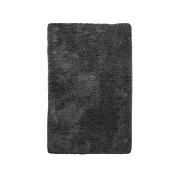 Коврик для ванной поликоттон FLUFFY графит 60*100см FORA FOR-COT-FLF60-100GR