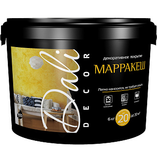 Покрытие декоративное Dali-Decor Марракеш белый 6 кг купить