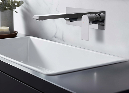 Смеситель ЛИРА  для раковины настенный Aquatek AQ1413CR купить