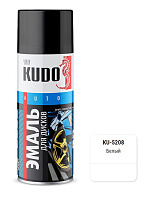 Эмаль для дисков Kudo аэрозоль KU-5208 белая глянцевая (0.52)