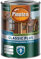 Пропитка-антисептик Pinotex Classic Plus 3в1 ель натуральная (0.9л)