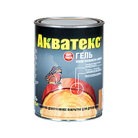 Защитно-декоративное покрытие для древесины Акватекс гель дуб (0.75л)