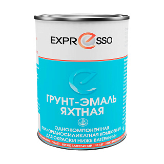 Грунт-эмаль яхтная до -20°С ниже ватерлинии EXPRESSO RAL6029 зеленый (0.9кг) купить