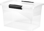 Ящик для хранения Keeplex Fiori Visio с защелками 11л KL251411999 прозрачный кристалл