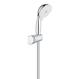 Лейка душевая Tempesta Rustic IV с держателем и шлангом 4 режима цвет хром, GROHE 27805001 купить