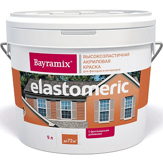 Краска для фасадов и интерьеров BAYRAMIX Elastomeric BEL-142/090 (9л/14.2кг) купить