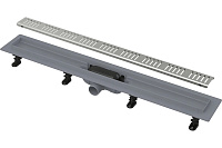 Лоток душевой 550 мм с порогами для перфорированной решетки Alcaplast APZ10-550M