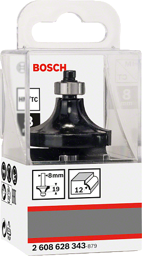 Фреза по дереву BOSCH кромочная калевочная (карнизная)(2608628343) купить