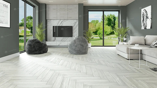 Покрытие клеевое LVT Parquet дуб арктик 590*118*2.5мм 43класс Alpine Floor ECO 16-4 купить
