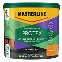 Пропитка защитная Masterline Protex Сосна 2.5л 50036213