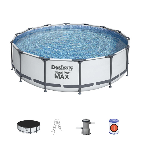 Бассейн каркасный Bestway Steel Pro Max 56950 с набором 13030л 427*107см 006190 купить