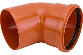 Отвод для наружной канализации 110*67.5° Lammin Lm36020011067 купить