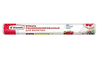 Бумага для выпекания силиконизированная Komfi 380мм*8м BURS12 купить